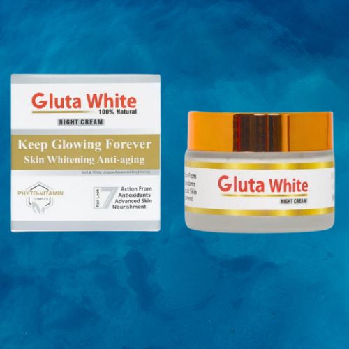 Gluta White Cream Extreme Strong Whitening And Anti-Aging Night Cream