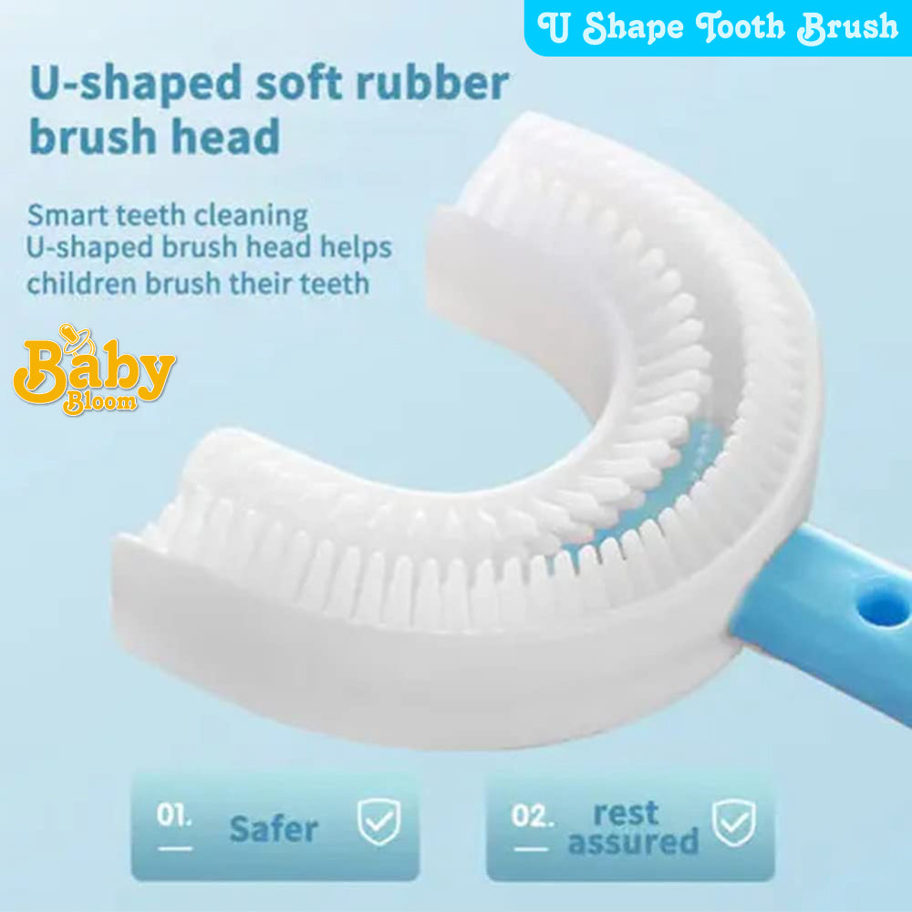 Baby tooth brush U shaped