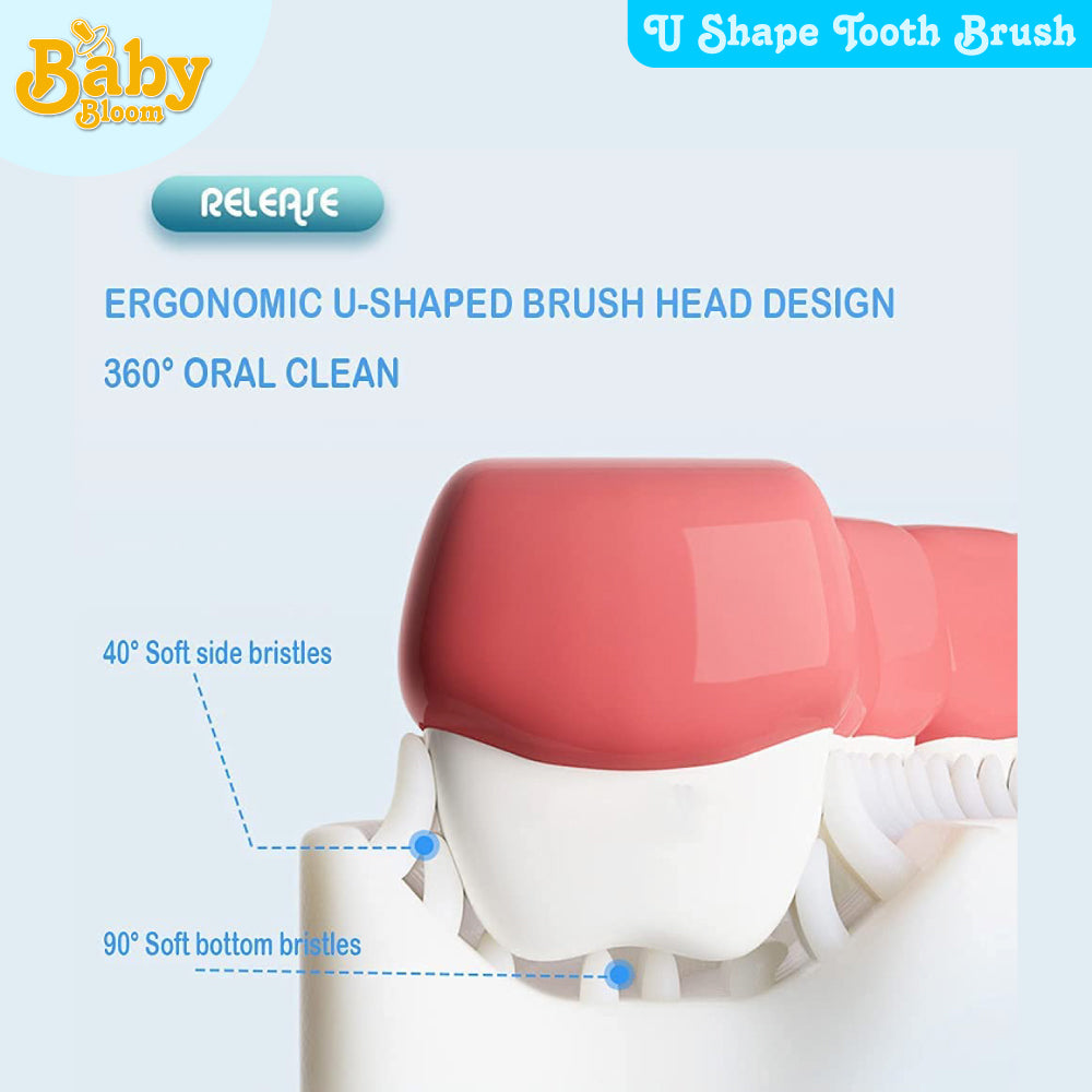 Baby tooth brush U shaped