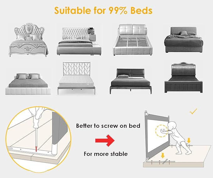 Baby Bed Side Railing