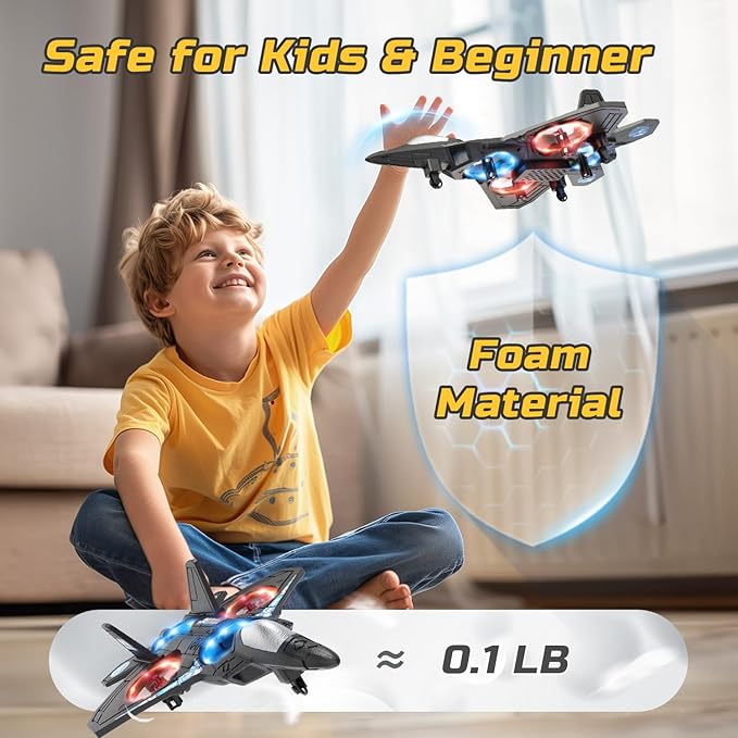 Remote Control Flying Fighter Jet Toy | 360 Degree Flips