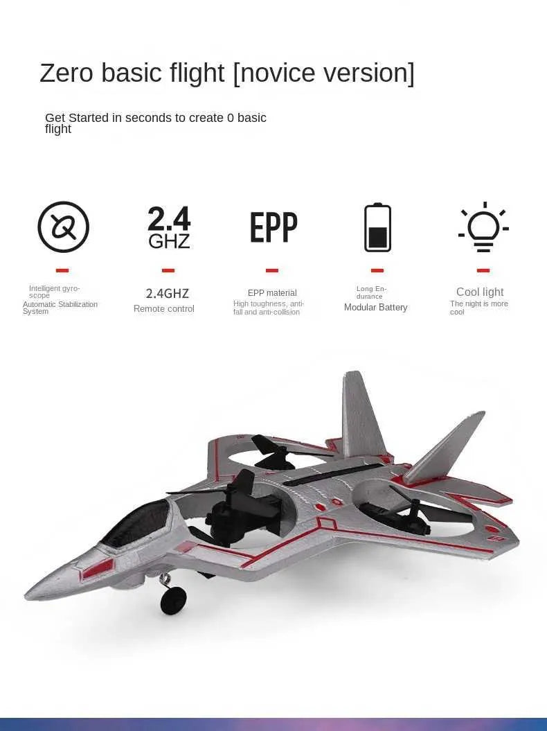 Remote Control Flying Fighter Plane Toy