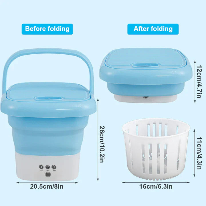 Portable Folding Washing Machine with Dryer