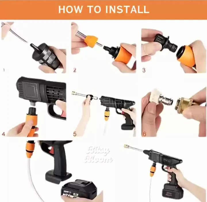 Wireless High Pressure Washer | Wash Everything